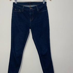 Mid Rise Dark Wash Skinny Jeans